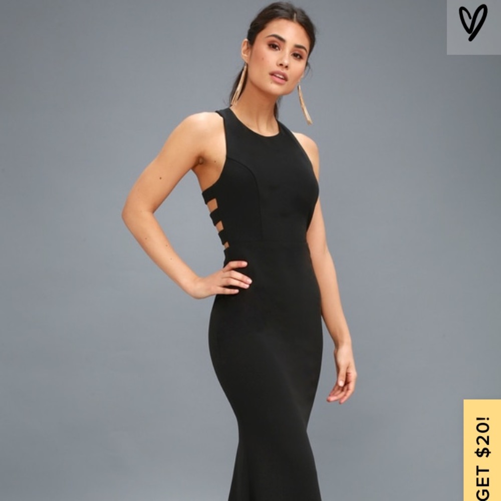 LuLus “The Power of Wow” Black dress